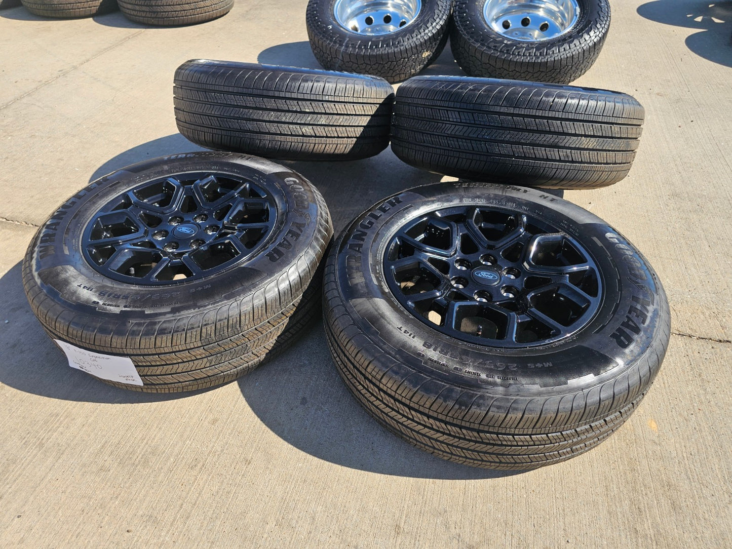 18" Ford F-150 OEM rims wheels 95049 10340 Expedition SET GOODYEAR NEW