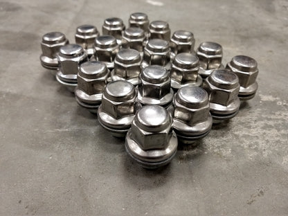 (20) 12x1.5 OEM Toyota Camry lug nuts polished Avalon Corolla Rav-4 Lexus RX350
