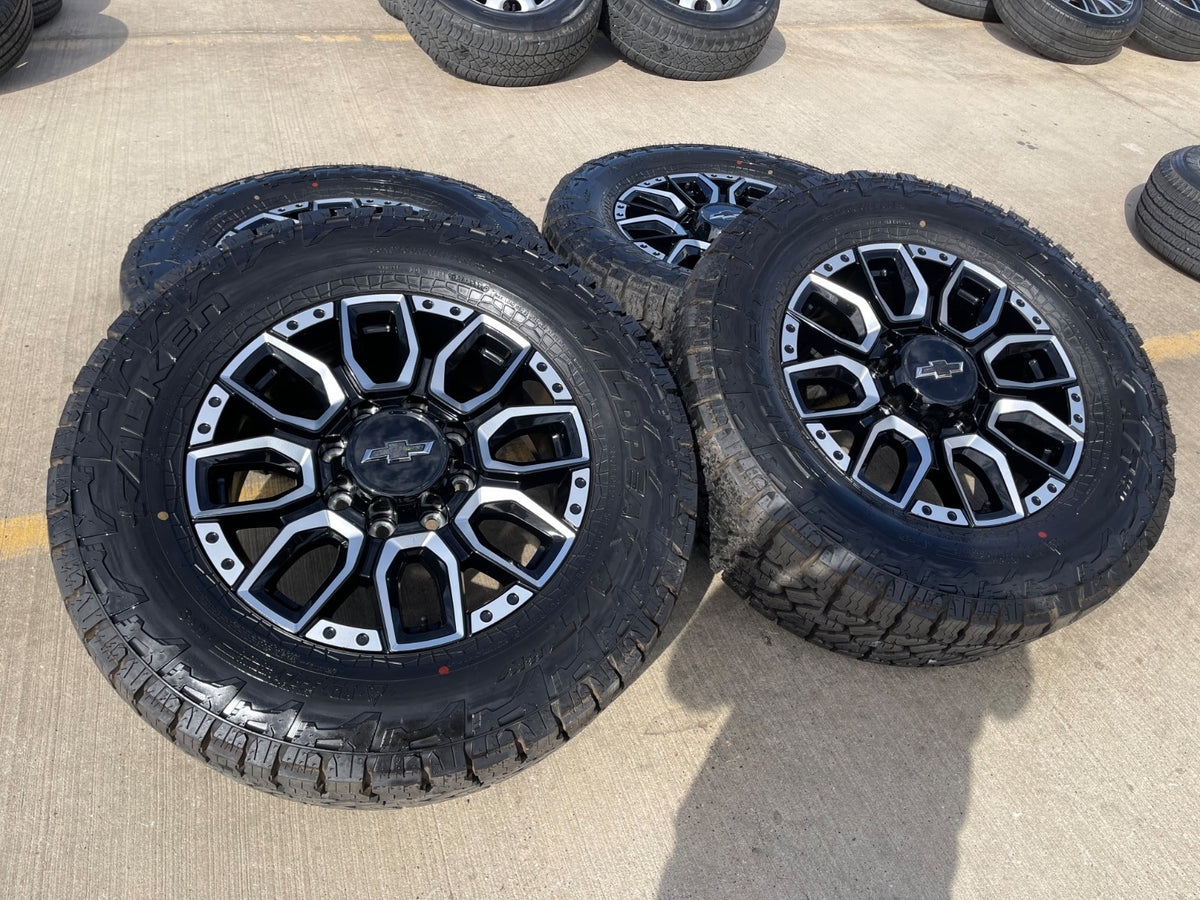 20" Chevy Silverado ZR2 GMC AT4X 2500 3500 OEM wheels rims SET FALKEN 35" NEW