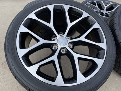 24" GMC Yukon Sierra Chevy Tahoe 1500 OEM replica 5668 wheels rims tires