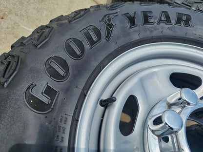 17" Ford F-250 F-350 OEM 3828 wheels rims tires GOODYEAR R/T 33"