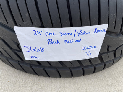 24" GMC Yukon Sierra Chevy Tahoe 1500 OEM replica 5668 wheels rims tires