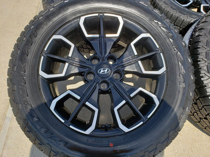 18" Hyundai Santa Cruz OEM wheels rims 95231 180411 Black 2024 2025 2026 A/T NEW