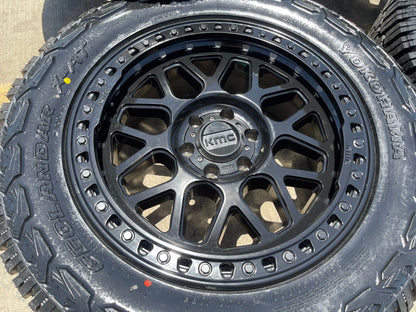 20x9 20" KMC KM549 Ford Expedition F-150 6x135 wheels rims tires 33" NEW