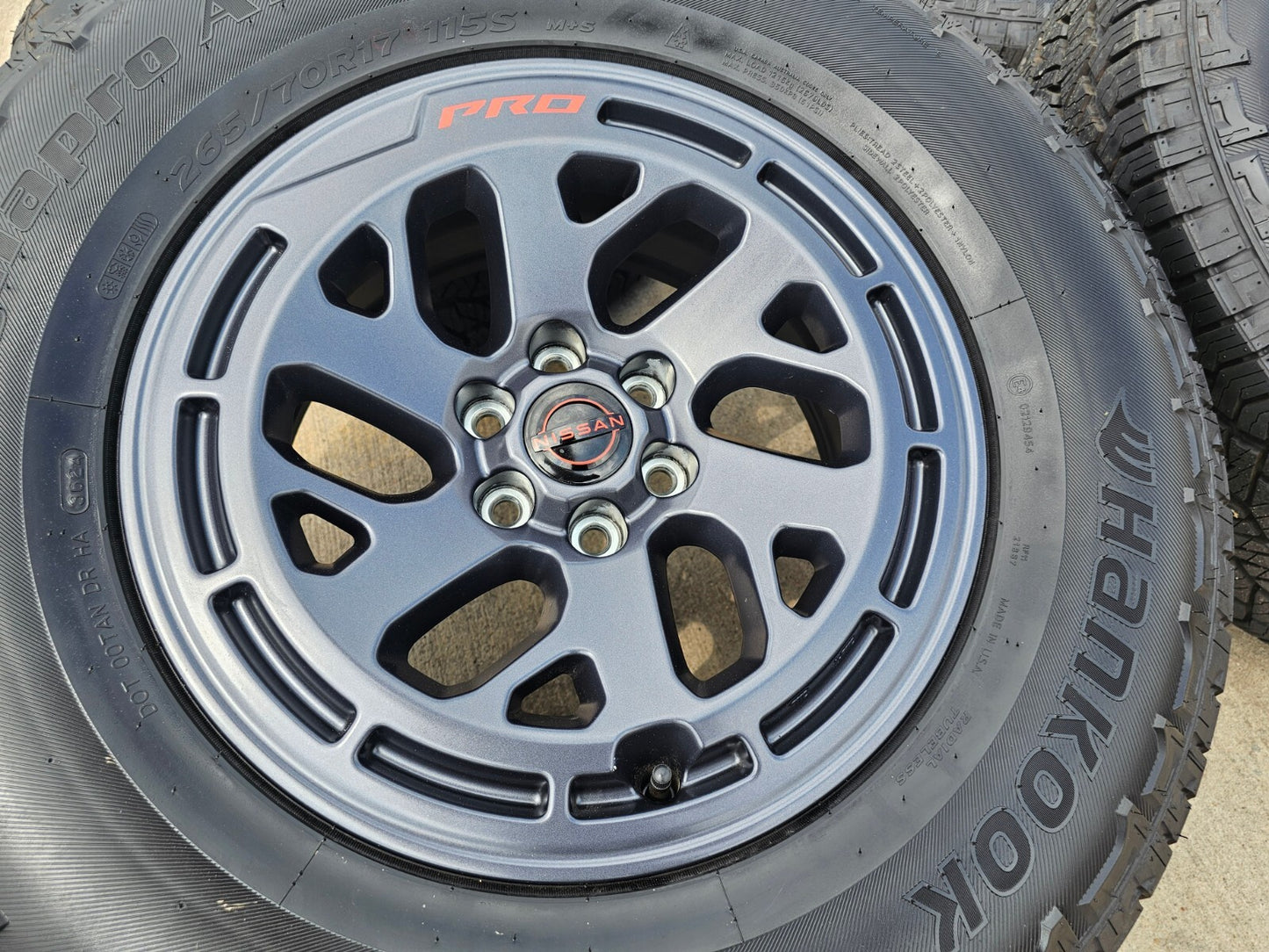 17" Nissan Frontier X-PRO OEM Desert Runner wheels rims tires 2024 2025 2026 NEW