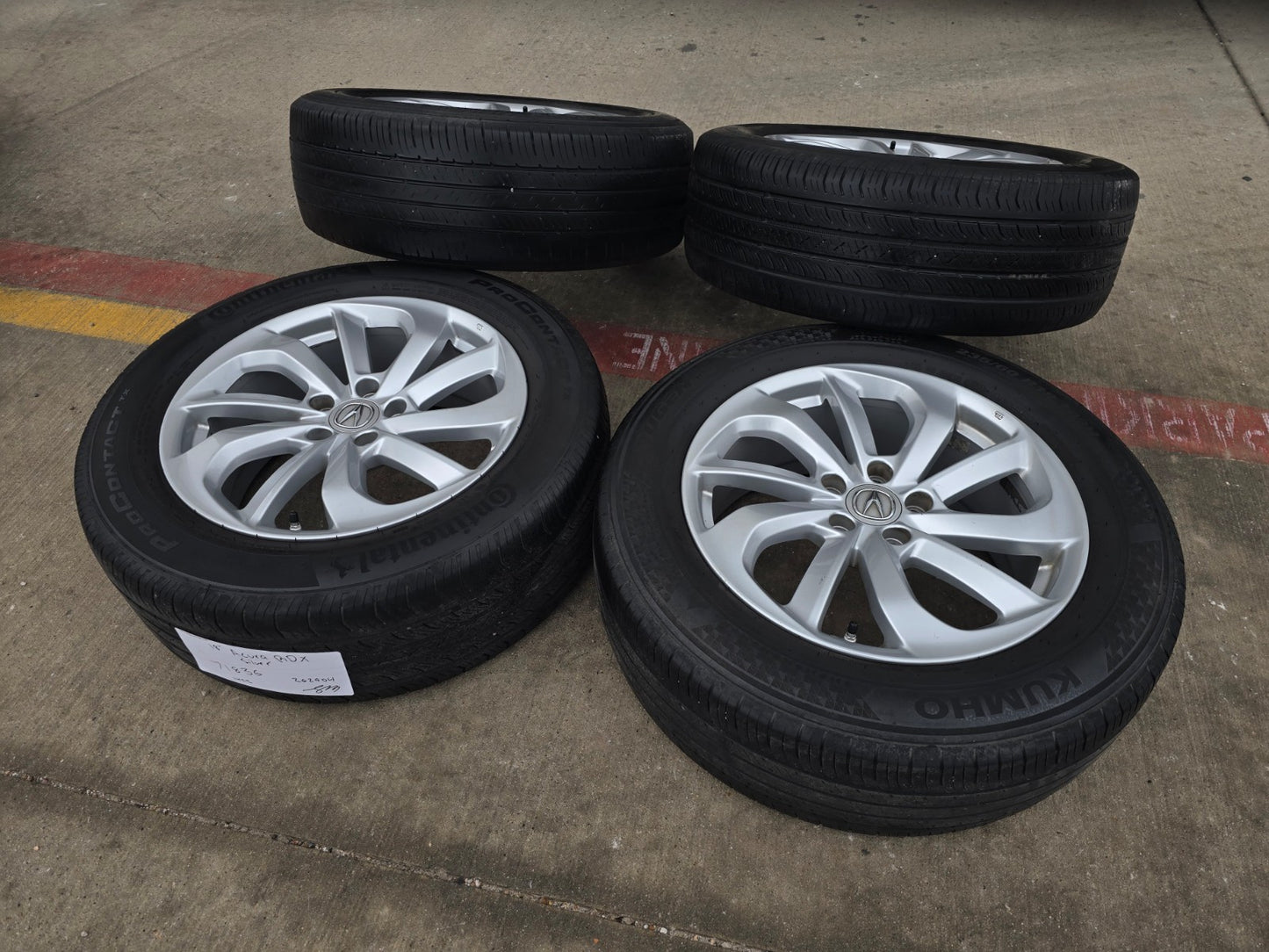 18" Acura RDX ILX Honda Accord CR-V OEM wheels rims 71836 tires