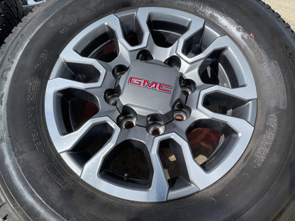 18" GMC Sierra AT4X Chevy Silverado 2500 3500 OEM 5949 wheels rims MICHELIN NEW