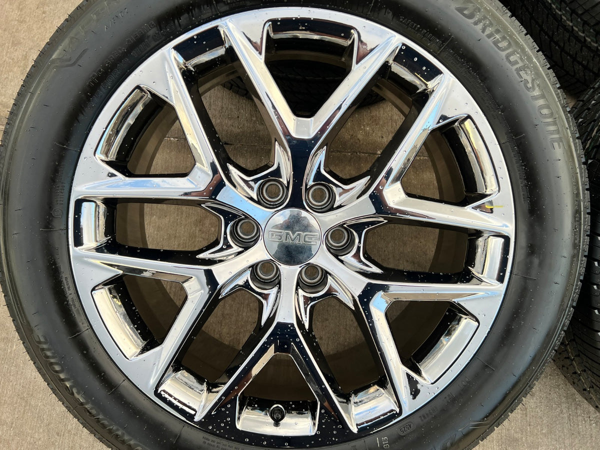 22" GMC Yukon Sierra DENALI OEM 14078 wheels rims CHROME 2023 2024 2025 2026 NEW