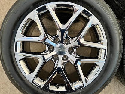 22" GMC Yukon Sierra DENALI OEM 14078 wheels rims CHROME 2023 2024 2025 2026 NEW