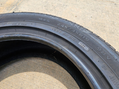 (1) 245/45/19 Goodyear Eagle Touring tire 245/45R19 98V M+S NEW