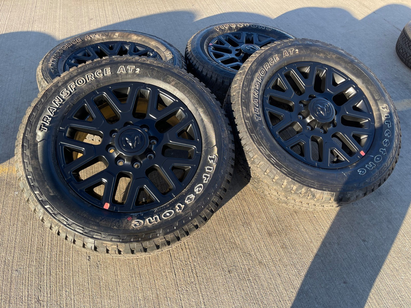 20" Dodge Ram 2500 3500 LARAMIE OEM 51649 wheels rims A/T2 2025 2026