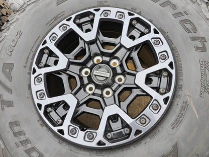 (5) 17" Ford F-150 Raptor R OEM BEADLOCK rims wheels 2024 2025 2026 2027 BFG NEW