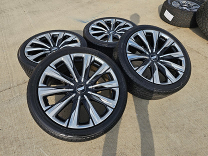 24" Cadillac Escalade PLATINUM OEM wheels rims V 2023 2024 2025 2026 2027 NEW