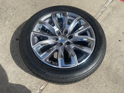 22" GMC Yukon Chevy Tahoe Escalade OEM chrome 95513 14134 wheel rim tire spare