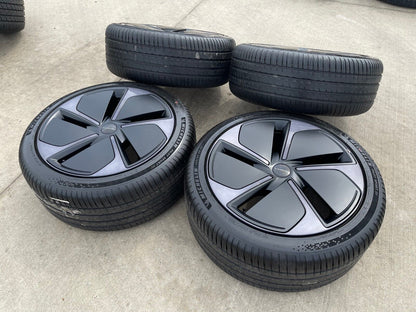 20" Lucid Air Pure Stealth OEM black wheels rims tires 5x120 2023 2024 2025 NEW