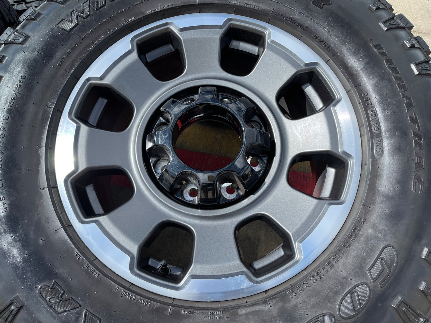 18" Ford F-250 F-350 OEM TREMOR rims wheels 10482 tires SET DURATRAC R/T 35" NEW