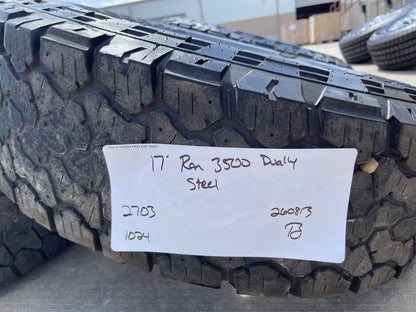 17" Dodge Ram 3500 Dually Laramie 8x200 wheels rims 2703 2704 OEM SET GENERAL