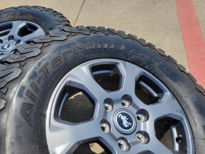 17" Ford Bronco Big Bend wheels rims tires Ranger BFG KO2 A/T