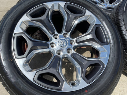 NEW 22" Dodge Ram 1500 OEM LIMITED wheels rims SET RIM# 2685 FITS 2019-2027