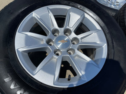 17" Chevy Silverado OEM wheels rims 5908 Colorado GMC Canyon 2024 2025 2026 SET