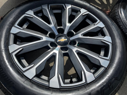 22" Chevy Tahoe Silverado Suburban OEM wheels rims 2023 2024 2025 2026 2027 NEW