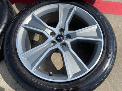 20" Audi Q5 wheels rims OEM 59075 Q3 Q7 Q8 SQ5 SQ3 RS S SET GOODYEAR