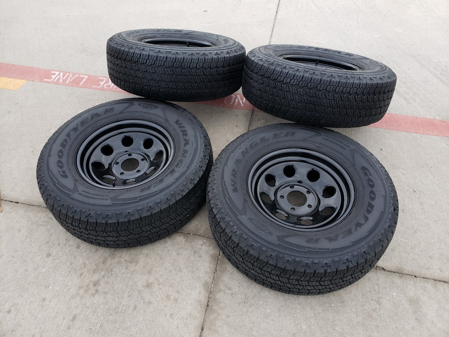 16x7 Aftermarket Jeep Wrangler wheels rims 5x127 5x5 2013 2014 2015 2016 2017
