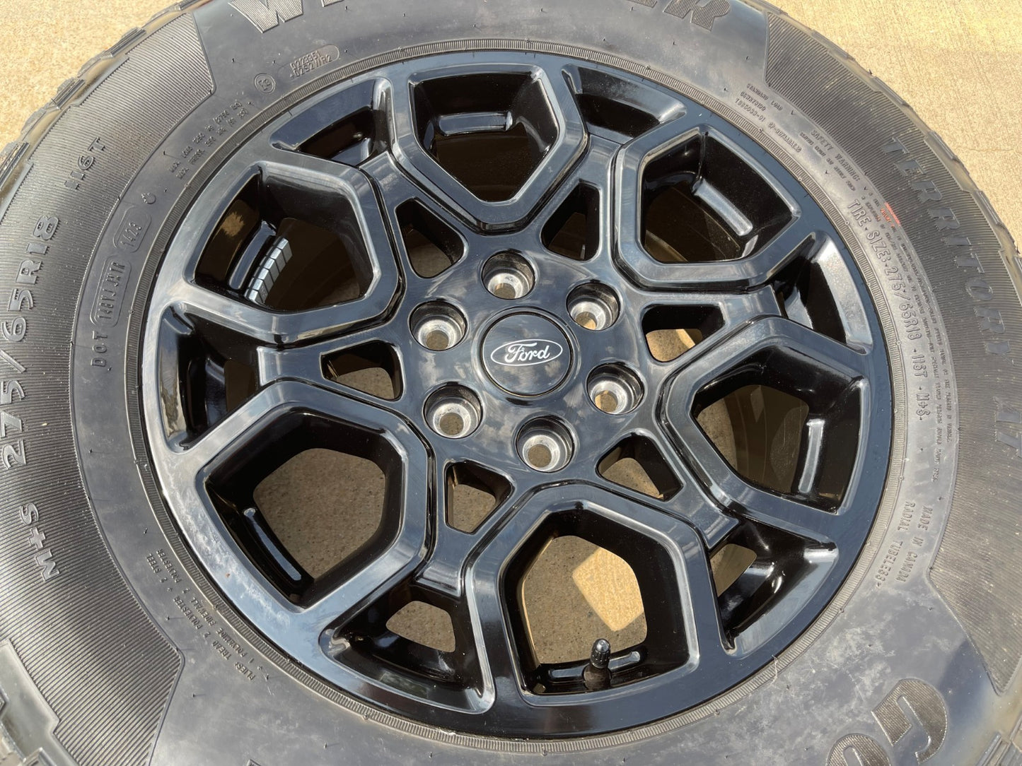 (1) 18" Ford F-150 OEM rim wheel 95049 10340 Expedition 2025 2026 2027 GOODYEAR