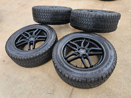 20" 20x9 NICHE Methos M194 Jeep Wrangler wheels rims 5x114.3 5x4.5