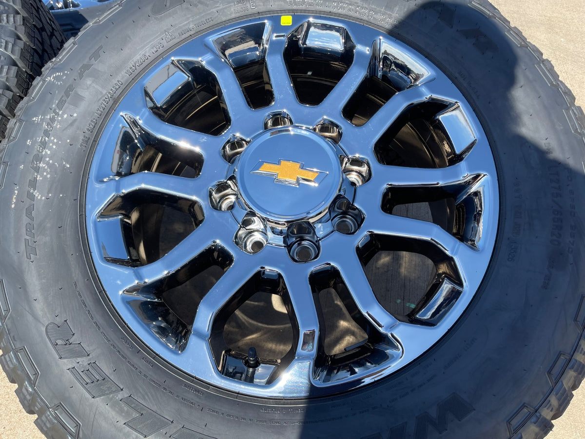 20" Chevy Silverado ZR2 GMC Sierra CHROME 2500 3500 OEM 95685 wheels rims NEW