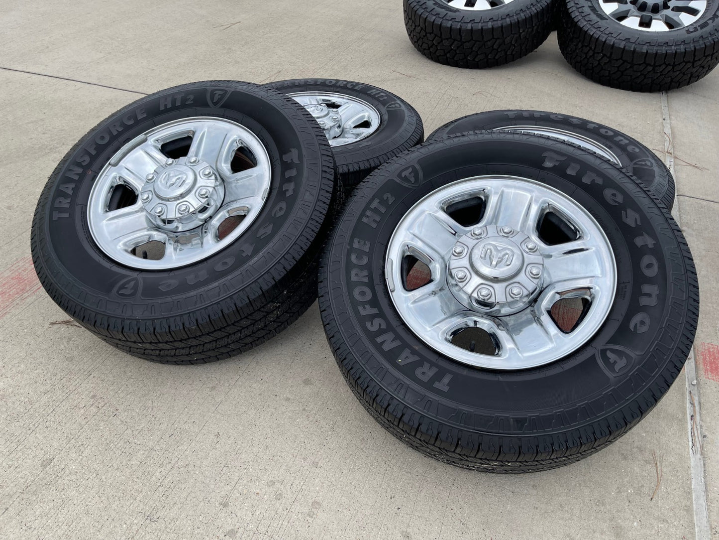 18" Dodge Ram 2500 3500 STEEL chrome OEM 2473 wheels rims 2023 2024 2025 2026