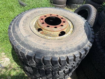 11x20 Military M35 M809 Series Budd 5 ton 6x6 rim wheel OEM 10x275 spare