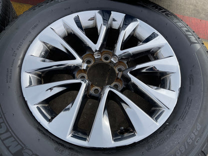 18" Lexus GX460 GX470 Tacoma 4Runner OEM 74297 CHROME wheels rims MICHELIN