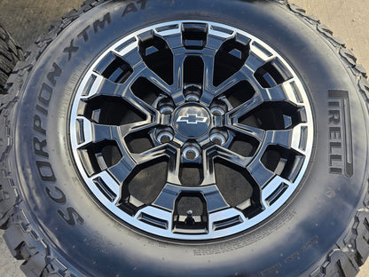 18" Chevy Silverado ZR2 Tahoe TRAIL BOSS Sierra OEM wheels rims 2026 2027 NEW