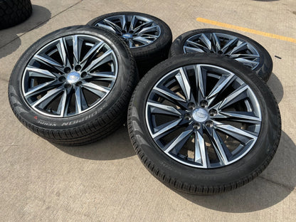 22" Cadillac OEM wheels rims GMC Sierra Escalade 95028 tires PIRELLI NEW