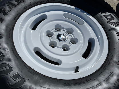 17" Ford Bronco HERITAGE Limited Edition wheels rims white 35" NEW 2024 2025