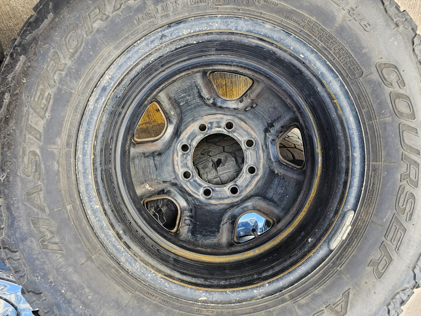 18" Dodge Ram 2500 3500 STEEL chrome OEM 2473 wheels rims tires MASTERCRAFT ATX2