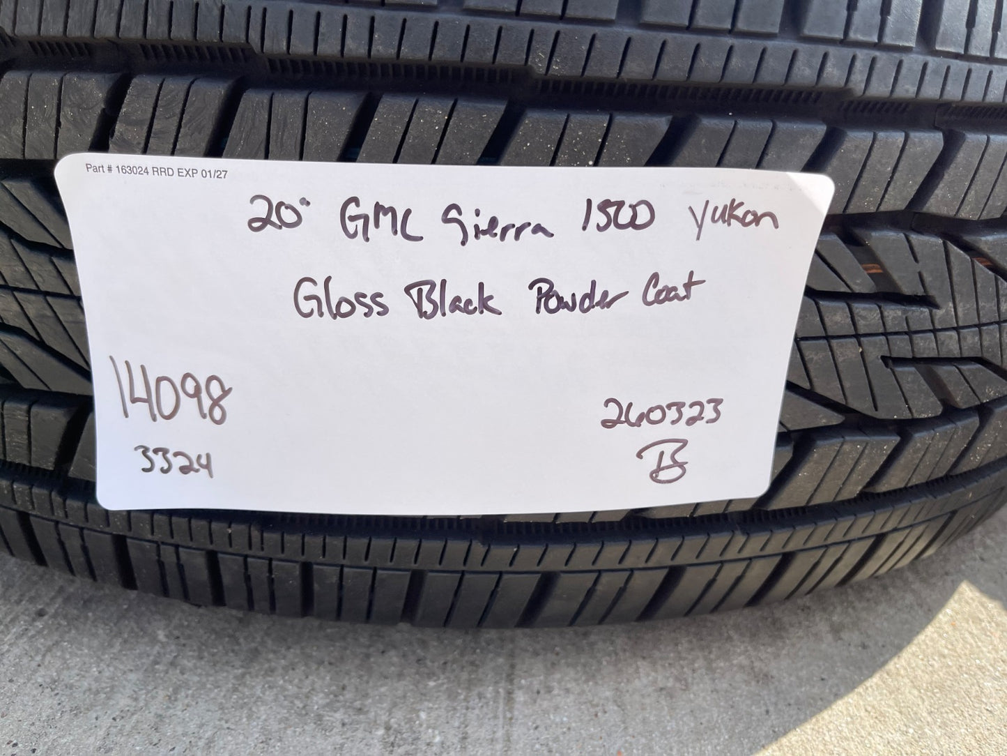 20" GMC Sierra Yukon AT4 Tahoe Silverado 95369 OEM wheels rims CONTINENTAL NEW
