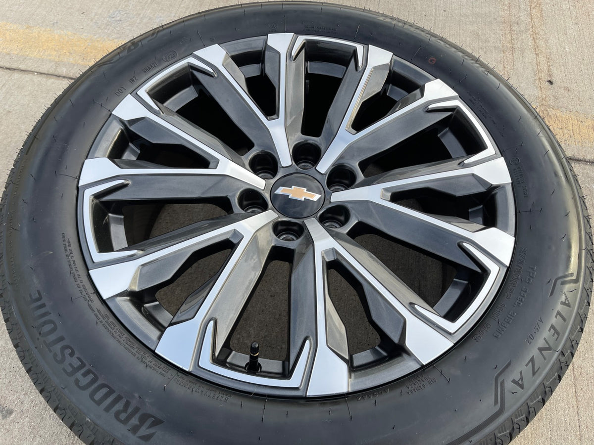 22" Chevy Tahoe Silverado Suburban OEM wheel rim spare single 2025 2026 2027 NEW