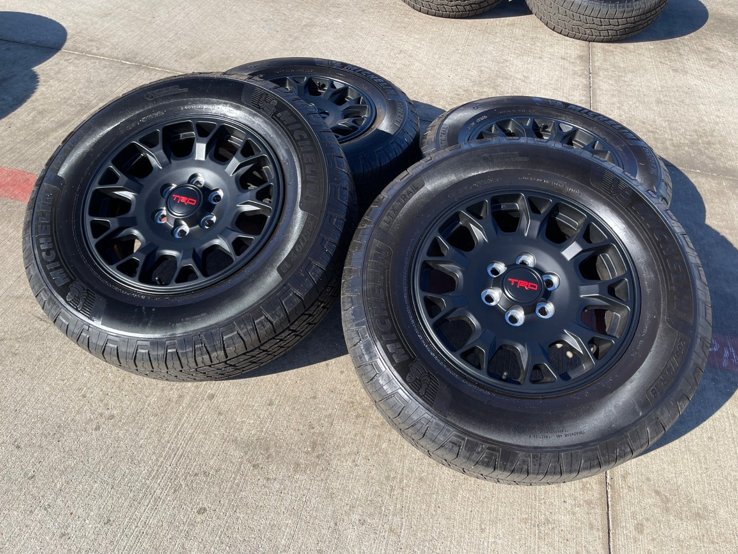 18" Toyota Tacoma 4Runner TRD Pro OEM 95973 wheels rims 2025 2026 MICHELIN NEW