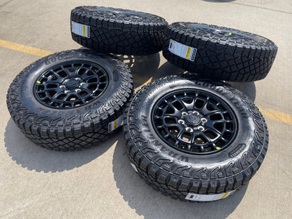 18" Toyota Tundra TSS T FORCE TRD OEM black wheels rims Sequoia 2024 2025 NEW