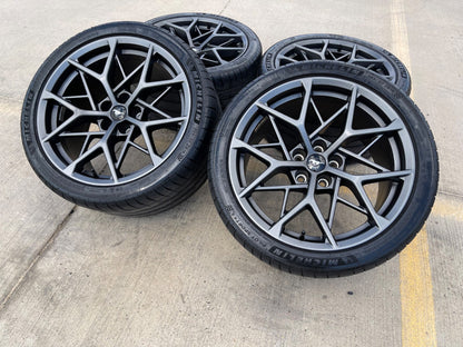 19" 19x10.5 19x11 Ford Mustang GT Track Pack PREFORMANCE OEM wheels rim MICHELIN