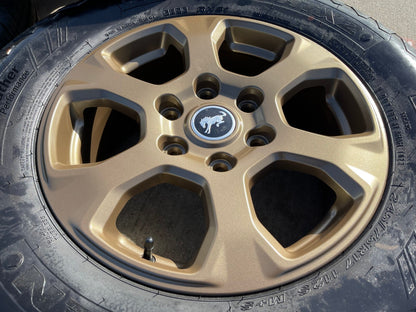 17" Ford Bronco HERITAGE wheels rims OEM 10384 10384 BRONZE 2023 2024 2025 NEW