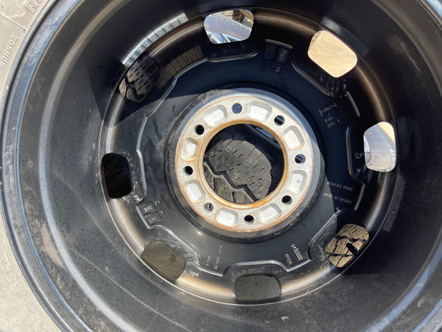 20" Ford F-250 F-350 OEM Lariat Platinum wheels rims 10486 tires SET