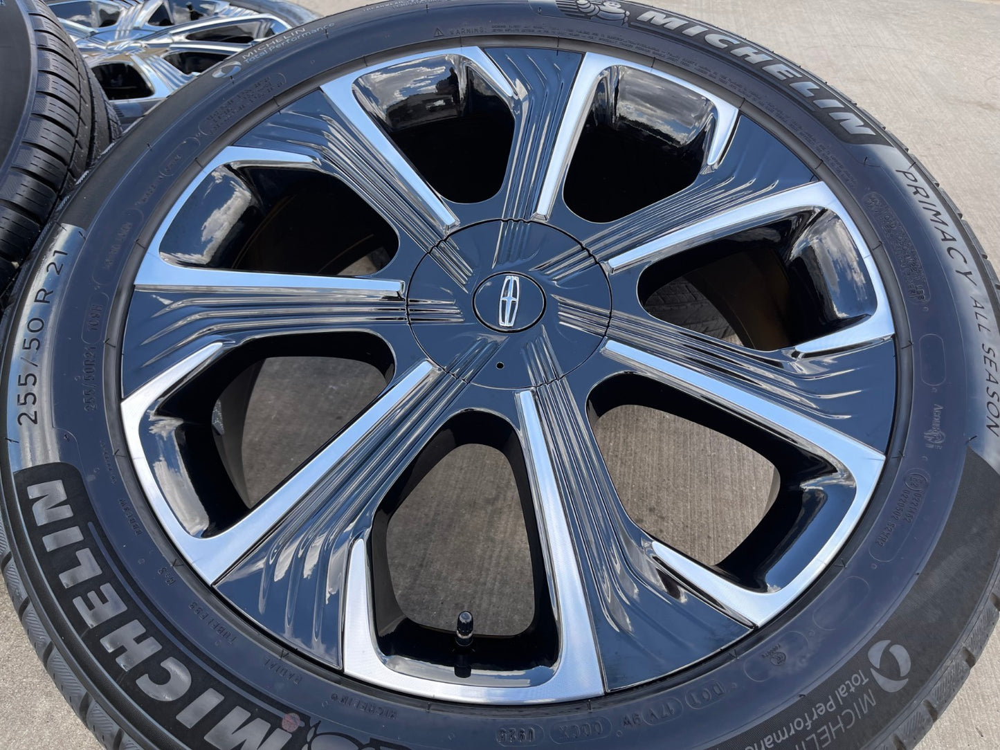 21" Lincoln Nautilus Black Label OEM 10563 rims wheels 2025 2026 NEW MICHELIN