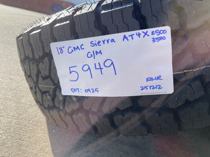18" GMC Sierra AT4X Chevy Silverado 2500 3500 OEM 5949 wheels rims FALKEN NEW