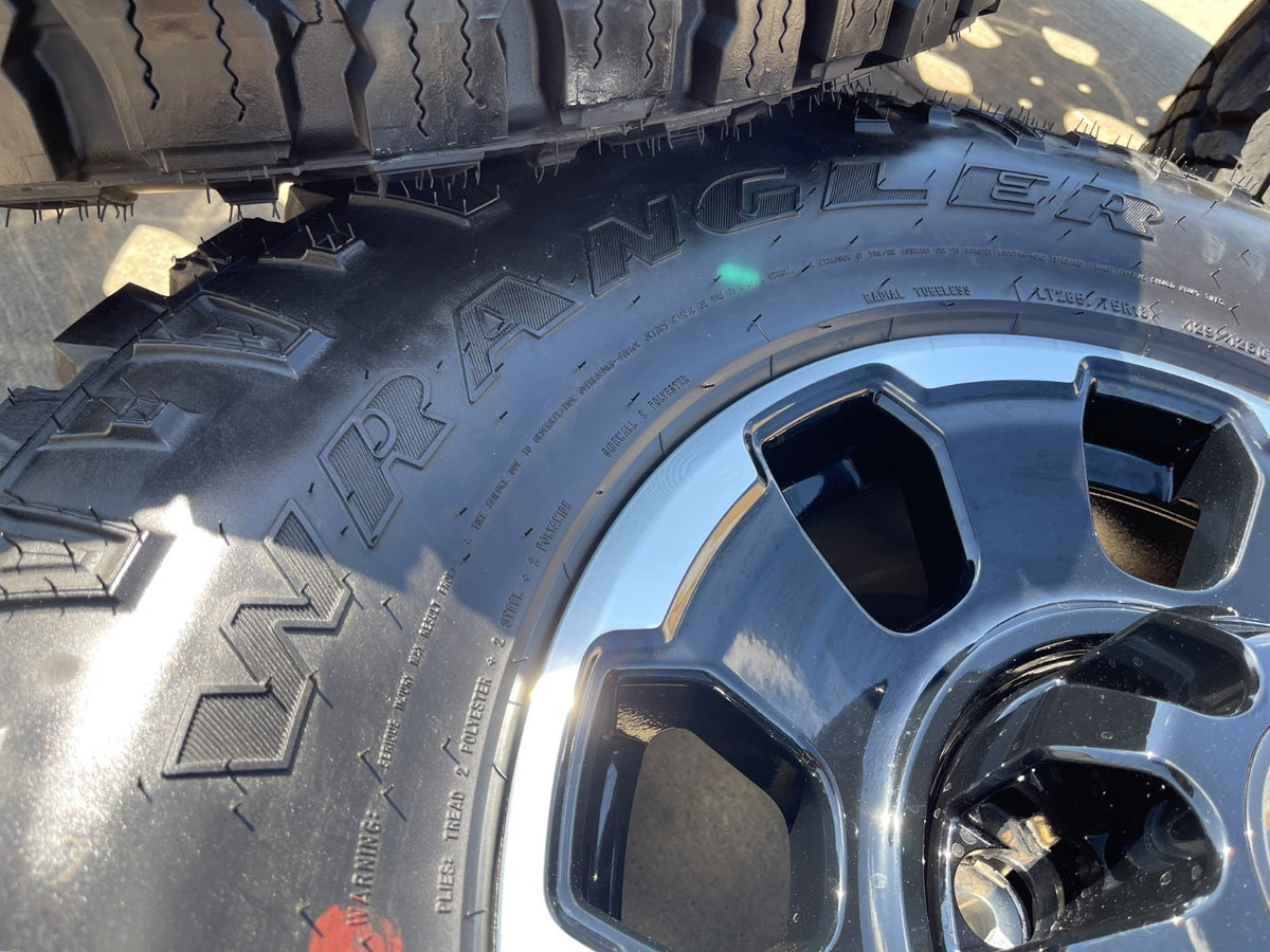 18" Ford F-250 F-350 OEM TREMOR rims wheels 10482 tires DURATRAC R/T 35" SET NEW