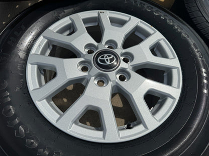 17" Toyota Tacoma 4Runner TRD Silver OEM wheels rims tires 2024 2025 NEW