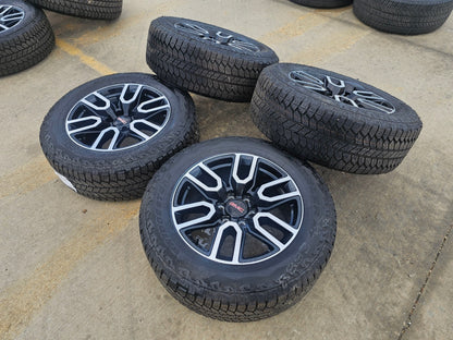 20" GMC Sierra Yukon AT4X Silverado OEM 5914 wheels rims BRIDGESTONE A/T SET NEW