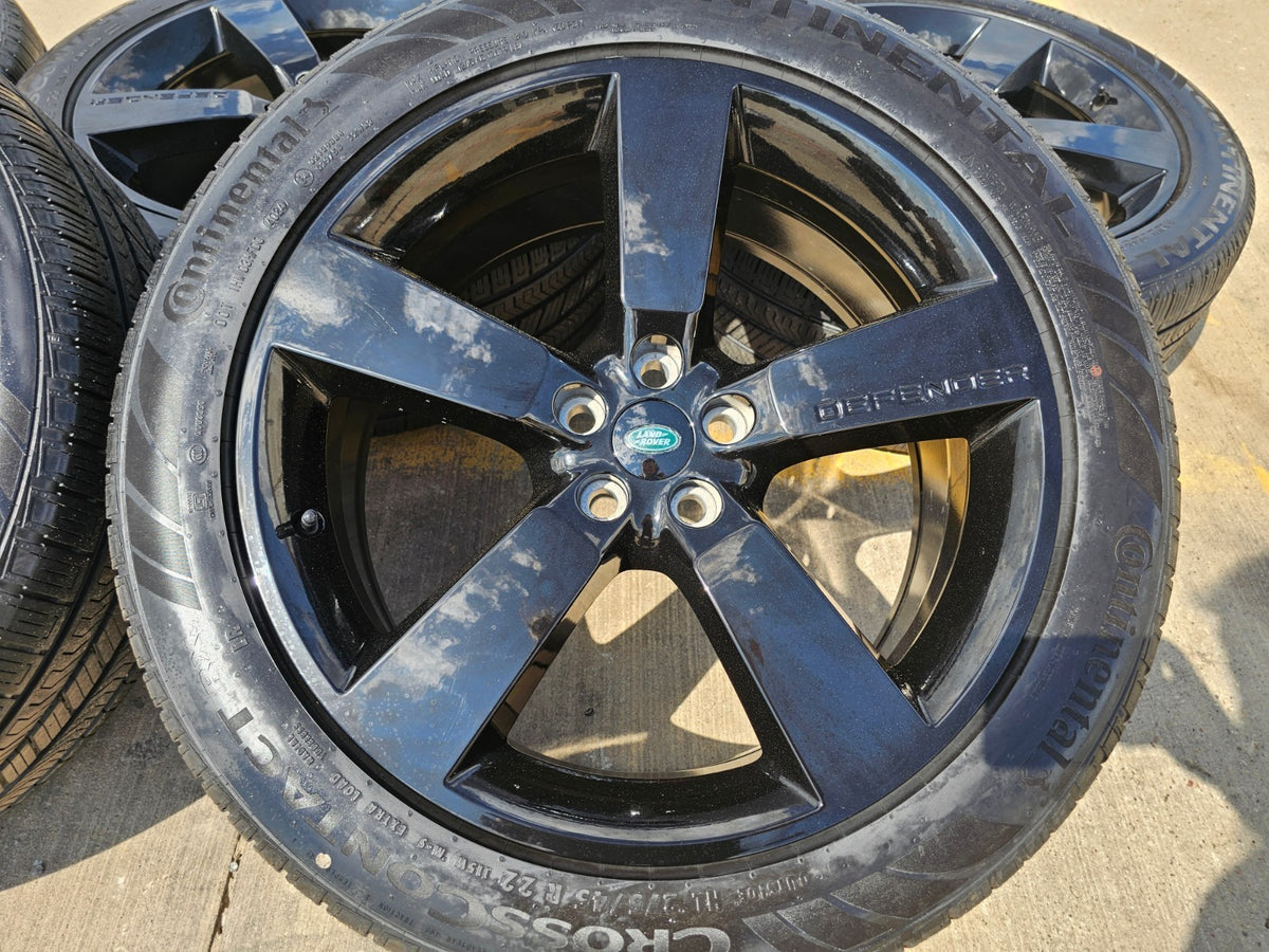 22" Land Rover Range DEFENDER OEM 72353 wheels rims CONTINENTAL SET